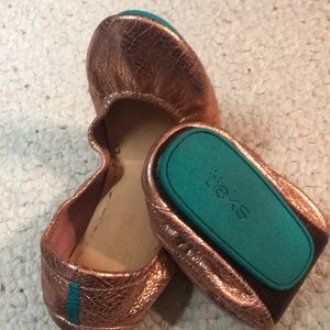 Tieks Rose Gold Glam size 10